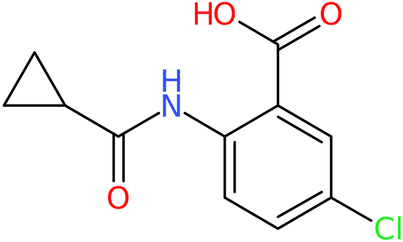 CAS: 926234-00-6 | 5-Chloro-2-[(cyclopropylcarbonyl)amino]benzoic acid, NX69189