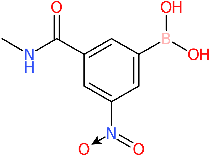 CAS: 871332-77-3 | 3-(N-Methylaminocarbonyl)-5-nitrobenzeneboronic acid, >98%, NX65253