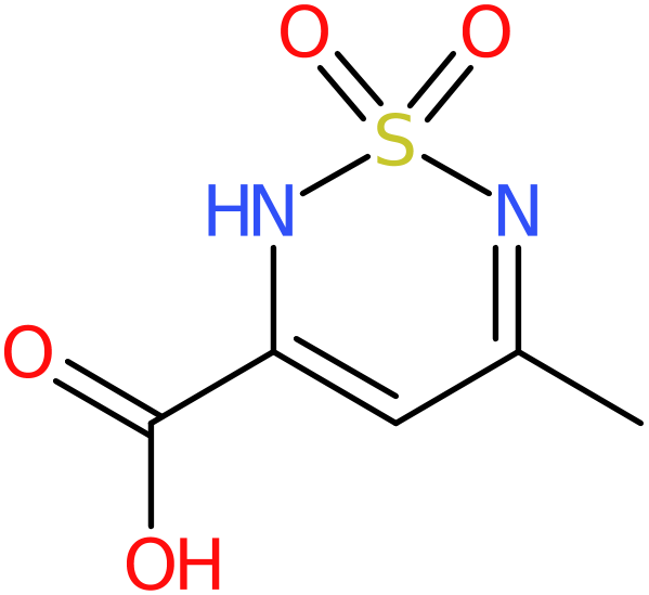 CAS: 924869-06-7 | 1,2-Dihydro-1,1-dioxo-5-methyl-1,2,6-thiadiazine-3-carboxylic acid, NX69125