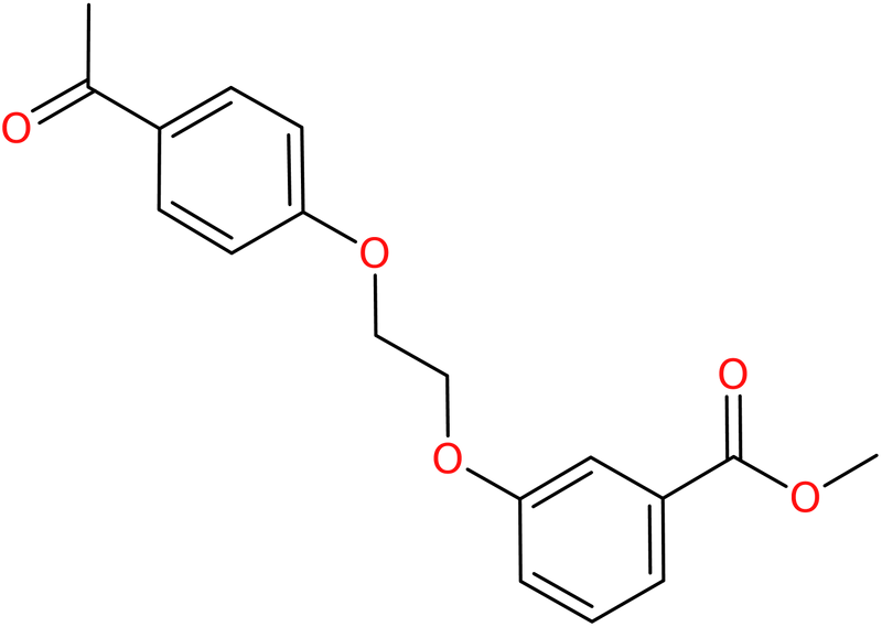 CAS: 937601-97-3 | Methyl 3-[2-(4-acetylphenoxy)ethoxy]benzoate, NX69809