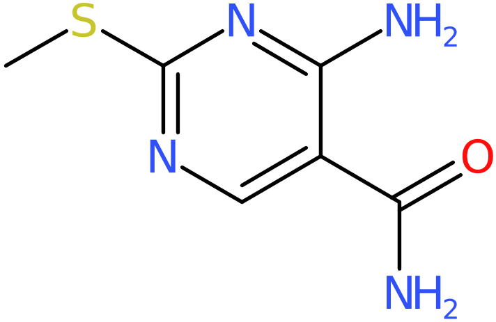 CAS: 89533-28-8 | 4-Amino-2-(methylthio)pyrimidine-5-carboxamide, >95%, NX67457