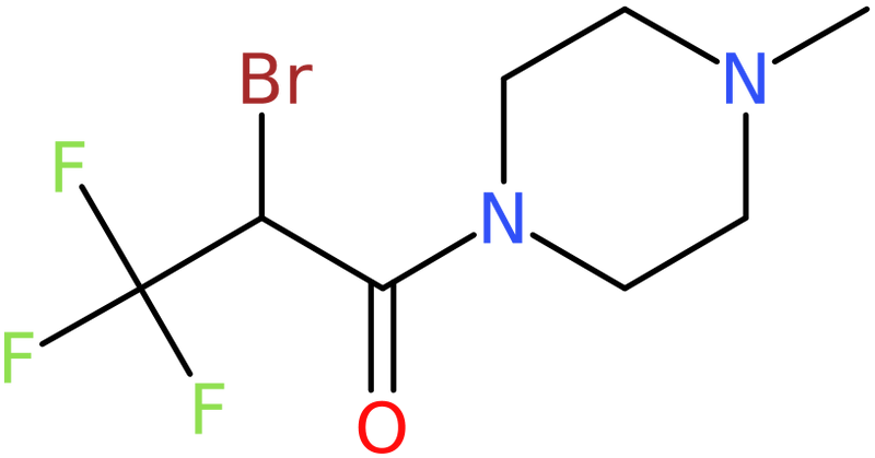 CAS: 1031927-96-4 | 2-Bromo-3,3,3-trifluoro-1-(4-methylpiperazin-1-yl)propan-1-one, NX11844