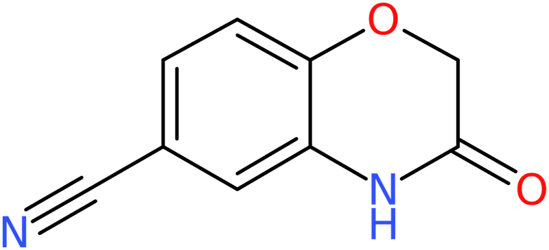 CAS: 134997-74-3 | 3,4-Dihydro-3-oxo-2H-1,4-benzoxazine-6-carbonitrile, >95%, NX21778