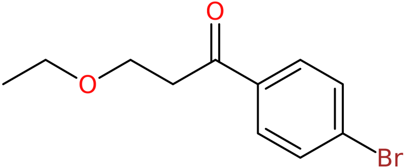 CAS: 859954-71-5 | 1-(4-Bromophenyl)-3-ethoxypropan-1-one, >97%, NX64496