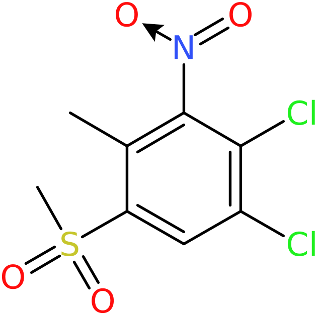 CAS: 849035-79-6 | 4,5-Dichloro-2-methyl-3-nitrophenyl methyl sulphone, NX63674