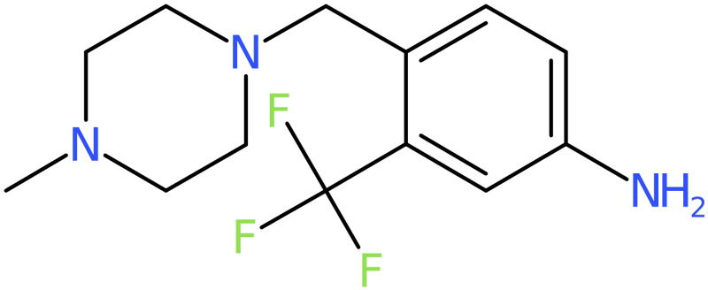 CAS: 694499-26-8 | 4-[(4-Methylpiperazin-1-yl)methyl]-3-(trifluoromethyl)aniline, >95%, NX58570