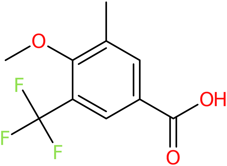 CAS: 1431329-61-1 | 4-Methoxy-3-methyl-5-(trifluoromethyl)benzoic acid, >97%, NX24123