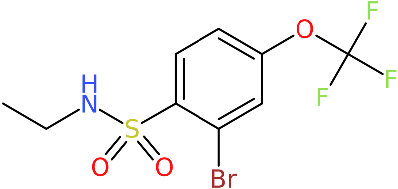 CAS: 957062-74-7 | 2-Bromo-N-ethyl-4-(trifluoromethoxy)benzenesulphonamide, NX71101