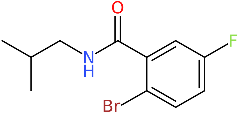 CAS: 951884-17-6 | 2-Bromo-5-fluoro-N-isobutylbenzamide, NX70650