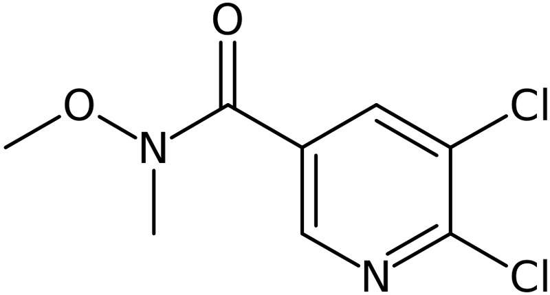 CAS: 162327-73-3 | 5,6-Dichloro-N-methoxy-N-methylpyridine-3-carboxamide, NX27363