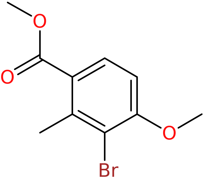 CAS: 1427501-73-2 | Methyl 3-bromo-4-methoxy-2-methylbenzoate, >98%, NX24032