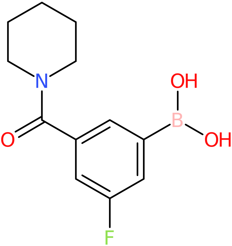 CAS: 874219-43-9 | 3-Fluoro-5-(piperidin-1-ylcarbonyl)benzeneboronic acid, >98%, NX65472