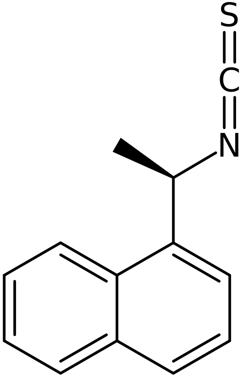 CAS: 138617-82-0 | (R)-(-)-1-(1-Naphthyl)ethyl isothiocyanate, NX22977