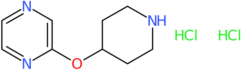 CAS: 950649-21-5 | 2-[(Piperidin-4-yl)oxy]pyrazine dihydrochloride, NX70576