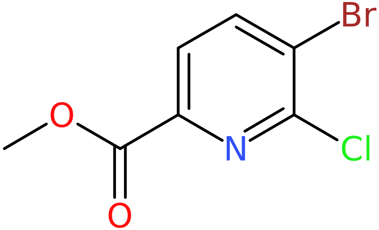 CAS: 1214353-79-3 | Methyl 5-bromo-6-chloropyridine-2-carboxylate, >97%, NX17658