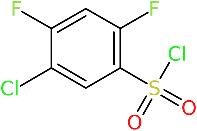 CAS: 13656-57-0 | 5-Chloro-2,4-difluorobenzenesulphonyl chloride, >97%, NX22343