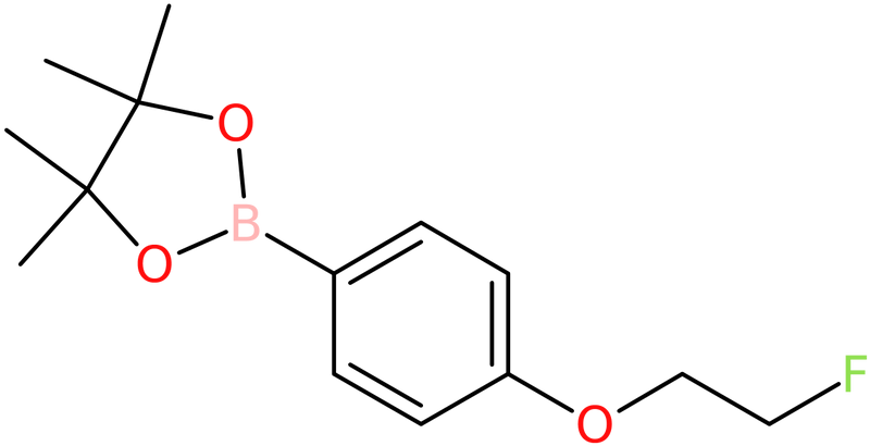 CAS: 864754-47-2 | 4-(2-Fluoroethoxy)phenylboronic acid, pinacol ester, >97%, NX64784