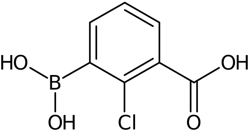 CAS: 1314264-58-8 | 3-Carboxy-2-chlorophenylboronic acid, >98%, NX20805