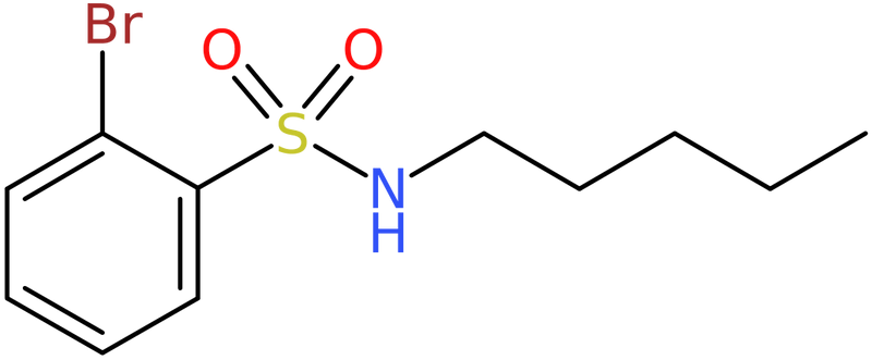 CAS: 951883-99-1 | 2-Bromo-N-pentylbenzenesulphonamide, NX70632