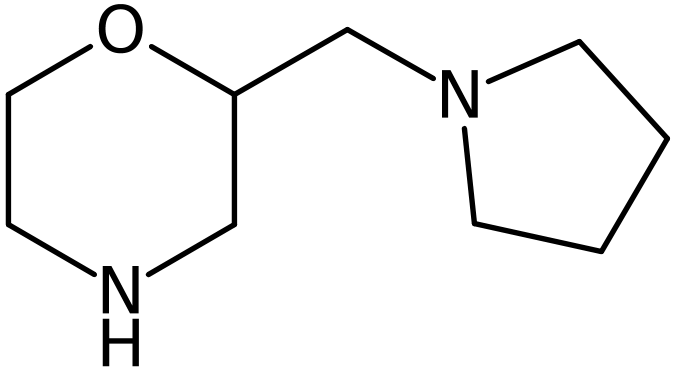 CAS: 128208-00-4 | 2-((Pyrrolidin-1-yl)methyl) morpholine, >95%, NX20081