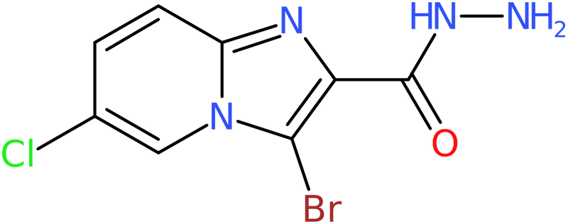 CAS: 861208-22-2 | 3-Bromo-6-chloroimidazo[1,2-a]pyridine-2-carbohydrazide, NX64590