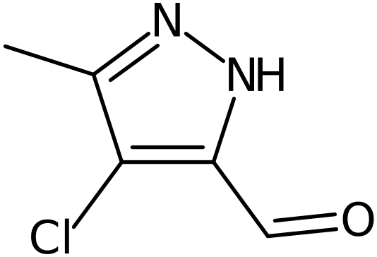 CAS: 1050642-24-4 | 4-Chloro-3-methyl-1H-pyrazole-5-carbaldehyde, >95%, NX12502