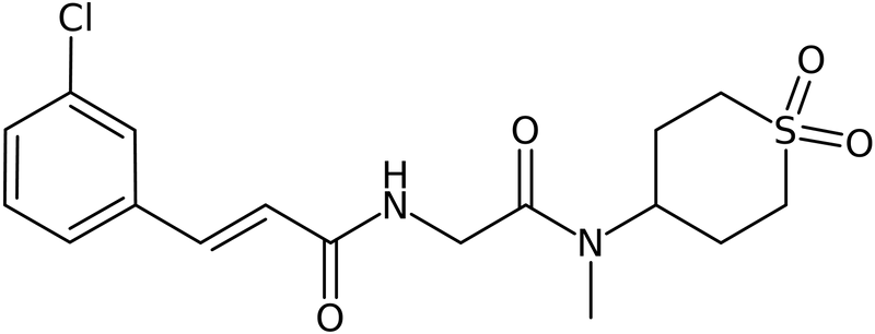 CAS: 1550008-55-3 | (E)-3-(3-chlorophenyl)-N-(2-((1,1-dioxidotetrahydro-2H-thiopyran-4-yl)(methyl)amino)-2-oxoethyl)acry, NX26232