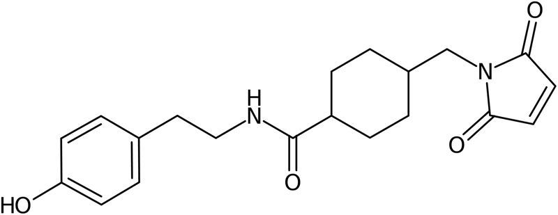 CAS: 143245-96-9 | [2-(4-Hydroxyphenyl)ethyl]-[4-(N-maleimidomethyl)cyclohexyl]-carboxamide, NX24210