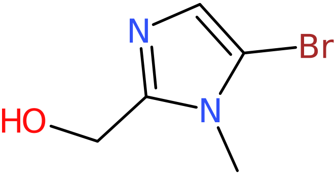 CAS: 861362-06-3 | 5-Bromo-2-(hydroxymethyl)-1-methyl-1H-imidazole, >97%, NX64605