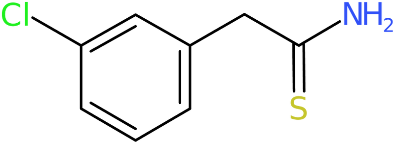 CAS: 834861-72-2 | 2-(3-Chlorophenyl)ethanethioamide, >98%, NX63185