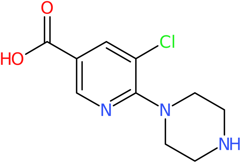 CAS: 889953-74-6 | 5-Chloro-6-(piperazin-1-yl)nicotinic acid, NX67182