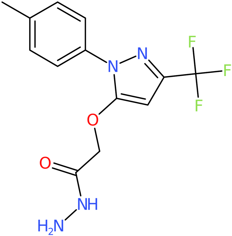 CAS: 1002034-07-2 | 2-{[1-(4-Methylphenyl)-3-(trifluoromethyl)-1H-pyrazol-5-yl]oxy}acetohydrazide, NX10318