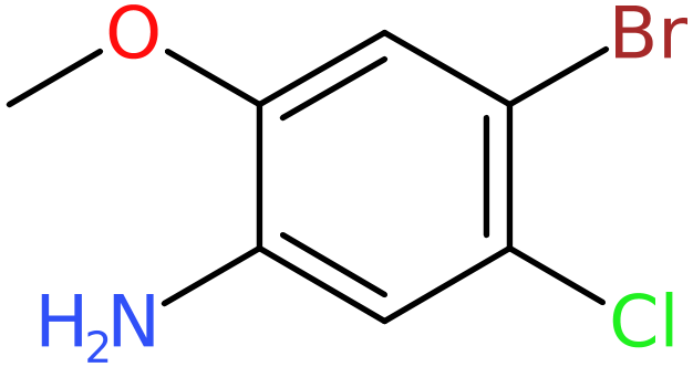 CAS: 102170-53-6 | 4-Bromo-5-chloro-2-methoxyaniline, >95%, NX11489