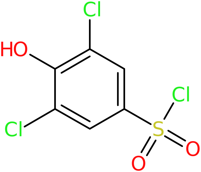 CAS: 13432-81-0 | 3,5-Dichloro-4-hydroxybenzenesulphonyl chloride, >97%, NX21585