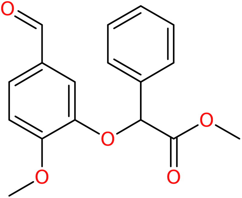 CAS: 885949-40-6 | Methyl 2-(5-formyl-2-methoxyphenoxy)-2-phenylacetate, NX66426