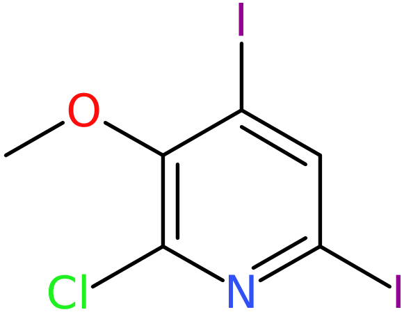 CAS: 1221572-27-5 | 2-Chloro-4,6-diiodo-3-methoxypyridine, NX17990