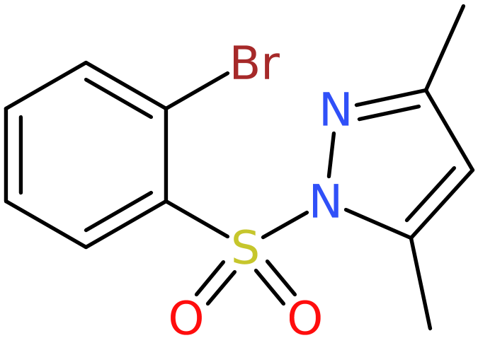 CAS: 957120-77-3 | 1-[(2-Bromophenyl)sulphonyl]-3,5-dimethyl-1H-pyrazole, NX71176