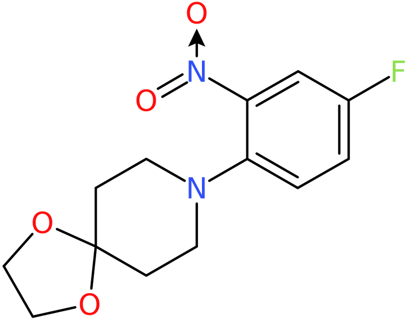 CAS: 914637-75-5 | 8-(4-Fluoro-2-nitrophenyl)-1,4-dioxa-8-azaspiro[4.5]decane, NX68624