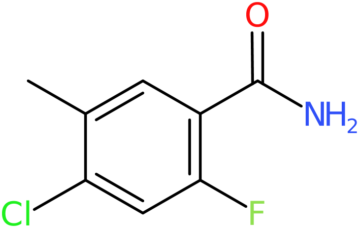 CAS: 1807267-72-6 | 4-Chloro-2-fluoro-5-methylbenzamide, >98%, NX30316