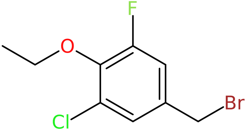 CAS: 1017778-91-4 | 3-Chloro-4-ethoxy-5-fluorobenzyl bromide, >98%, NX11168