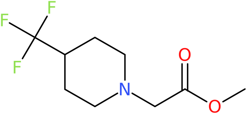 CAS: 860343-95-9 | Methyl [4-(trifluoromethyl)piperidin-1-yl]acetate, NX64534