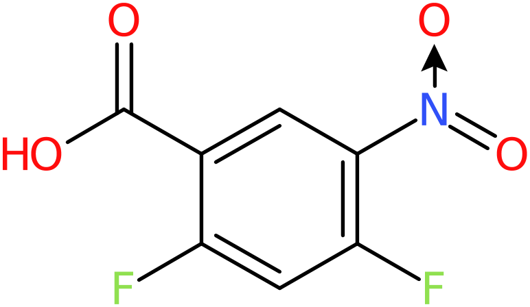 CAS: 153775-33-8 | 2,4-Difluoro-5-nitrobenzoic acid, >97%, NX26020