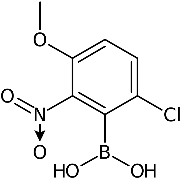 CAS: 2377609-70-4 | 6-Chloro-3-methoxy-2-nitrophenylboronic acid, >98%, NX36571