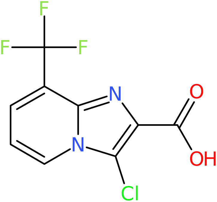 CAS: 1237838-81-1 | 3-Chloro-8-(trifluoromethyl)imidazo[1,2-a]pyridine-2-carboxylic acid, NX18540