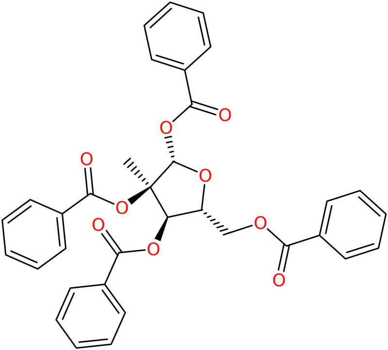 CAS: 15397-15-6 | 2-C-Methyl-1,2,3,5-tetra-O-benzoyl-beta-D-ribofuranose, >98%, NX26046