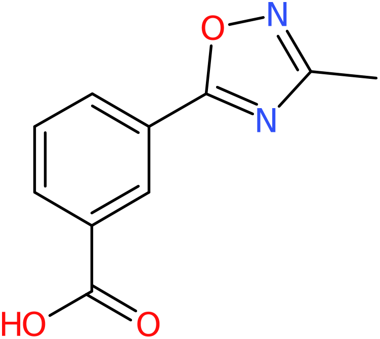 CAS: 915707-45-8 | 3-(3-Methyl-1,2,4-oxadiazol-5-yl)benzoic acid, >95%, NX68684