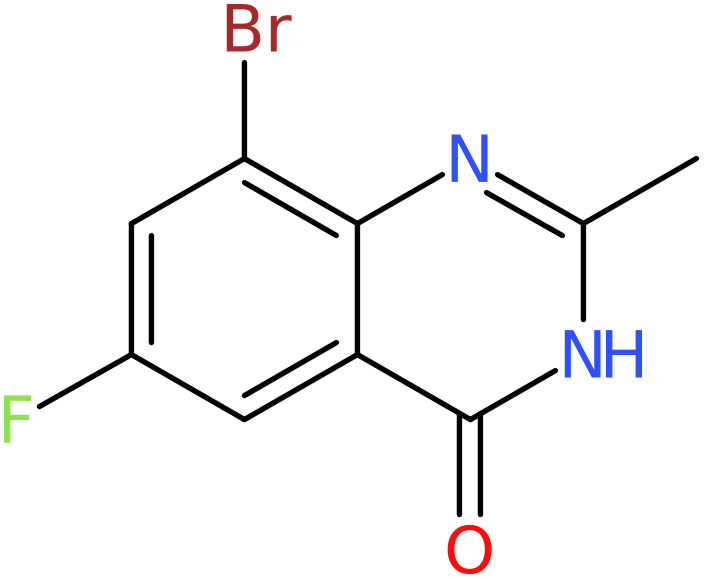 CAS: 1352717-91-9 | 8-Bromo-6-fluoro-2-methylquinazolin-4(3H)-one, >95%, NX21882