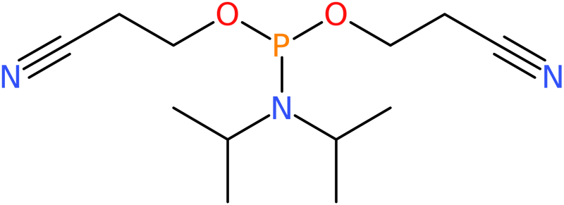 CAS: 102690-88-0 | Bis(2-cyanoethyl) N,N-bis(isopropyl)phosphoramidite, >96%, NX11629