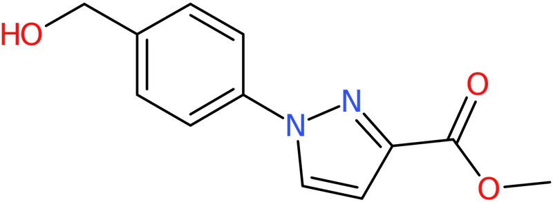 Methyl 1-[4-(hydroxymethyl)phenyl]-1H-pyrazole-3-carboxylate, NX73887