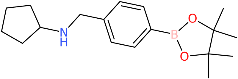 CAS: 2096331-44-9 | 4-(Cyclopentyl)aminomethyl phenyl boronic acid pinacol ester, NX33944